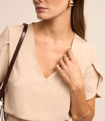 Blusa con Manga Tulipán y Efecto Airflow 3
