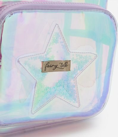 Mochila Infantil Holográfica con Estrella Brillante - Talle U 4