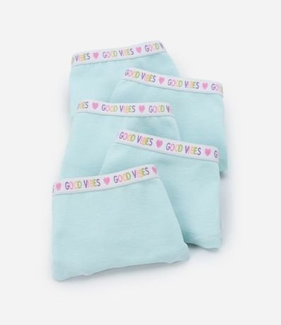 Kit 05 Bombachas Boxer Infantiles con Cintura Elástica - Talle 5 a 14 años 4