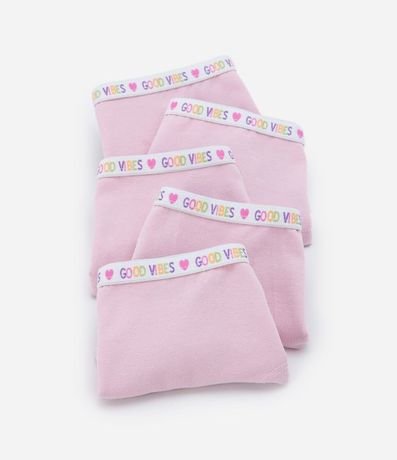Kit 05 Bombachas Boxer Infantiles con Cintura Elástica - Talle 5 a 14 años 3