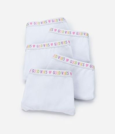 Kit 05 Bombachas Boxer Infantiles con Cintura Elástica - Talle 5 a 14 años 3
