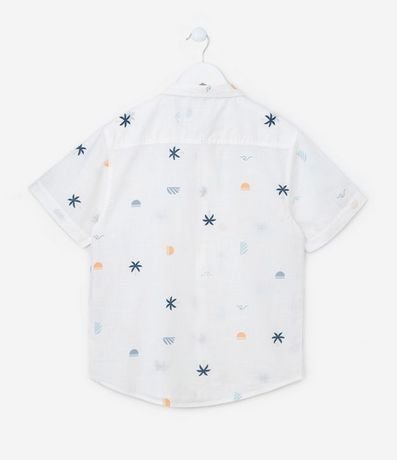 Camisa Infantil con Bolsillo y Estampa Playera - Talle 5 a 14 años 2