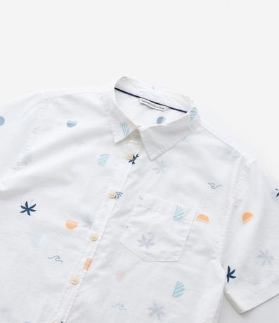 Camisa Infantil con Bolsillo y Estampa Playera - Talle 5 a 14 años 4
