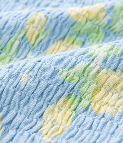 Blusa Infantil en Viscolino con Estampa Limones - Talle 5 a 14 años 3