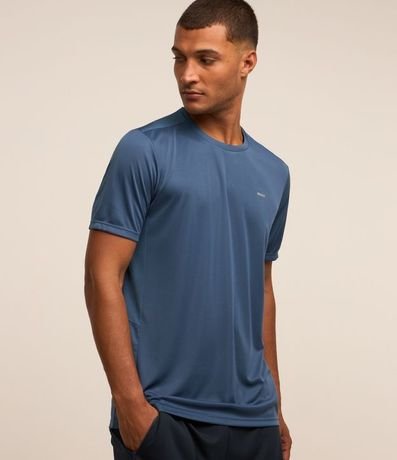 Remera Deportiva con Recortes Laterales y Manga Corta