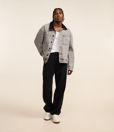 Pantalón Baggy Jeans con Bolsillos