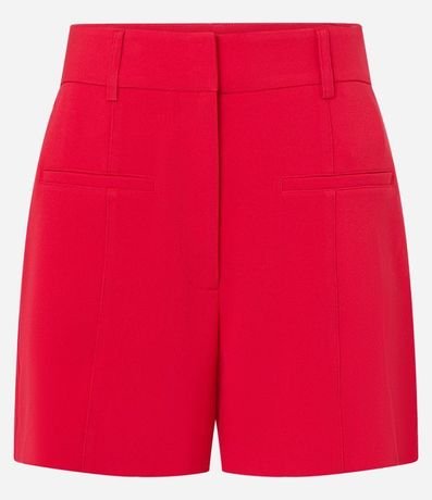 Bermuda Sastrería en Crepé con Fake Bolsillo 4