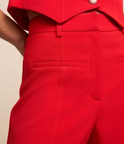 Bermuda Sastrería en Crepé con Fake Bolsillo 3
