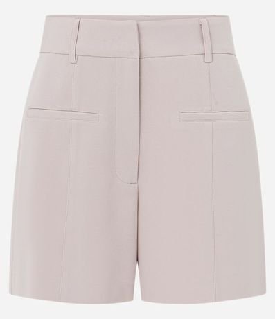 Bermuda Sastrería en Crepé con Fake Bolsillo 4