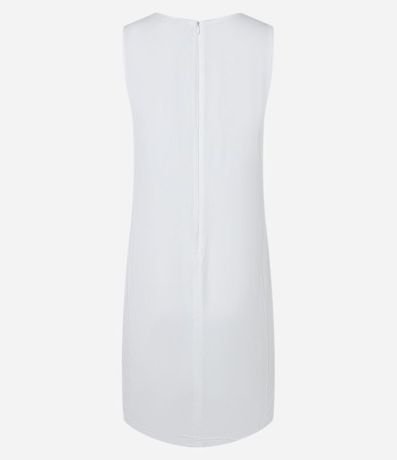 Vestido en Viscolino con Bretel Ancho y Cierre en la Espalda 5