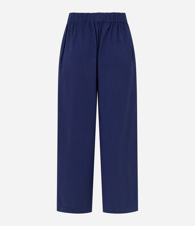 Pantalón Pantacourt en Viscosa con Botones Delanteros 6