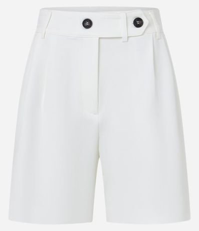 Bermuda Sastrería con Pliegues y Cierre Traspasado 5