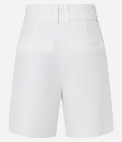 Bermuda Sastrería con Pliegues y Cierre Traspasado 6