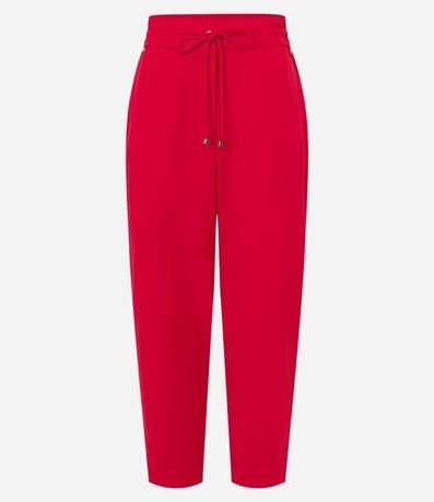 Pantalón Fluido con Cintura Elástica y Lazo 5