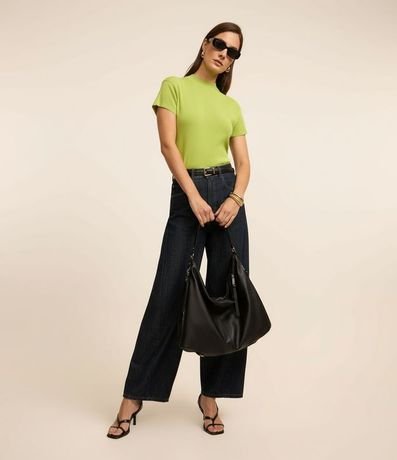 Blusa de Punto con Cuello Alto 4