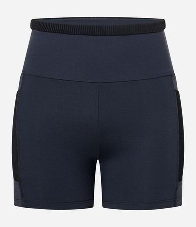 Bermuda Deportiva en Poliamida con Cintura Plegada con Textura 5