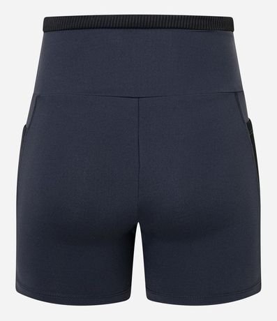 Bermuda Deportiva en Poliamida con Cintura Plegada con Textura 7