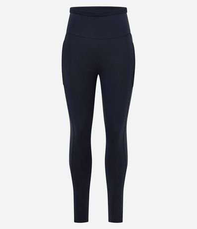 Pantalón Legging Deportivo en Poliamida con Cintura Texturizado 7