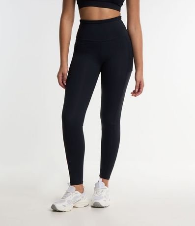 Pantalón Legging Deportivo en Poliamida con Cintura Texturizado 2