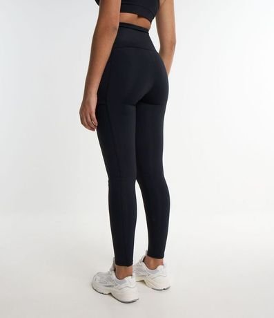 Pantalón Legging Deportivo en Poliamida con Cintura Texturizado 3