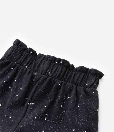 Short Clochard Infantil en Algodón con Brillo - Talle 1 a 5 años 4