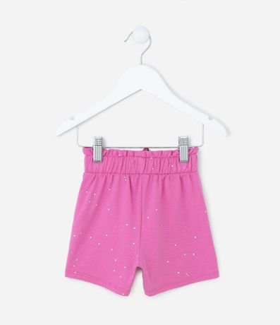 Short Clochard Infantil en Algodón con Brillo - Talle 1 a 5 años 2