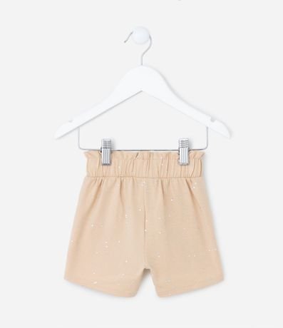 Short Clochard Infantil en Algodón con Brillo - Talle 1 a 5 años 2