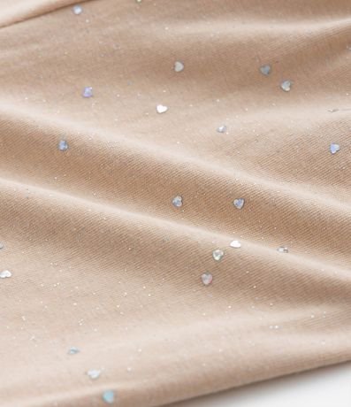 Short Clochard Infantil en Algodón con Brillo - Talle 1 a 5 años 3