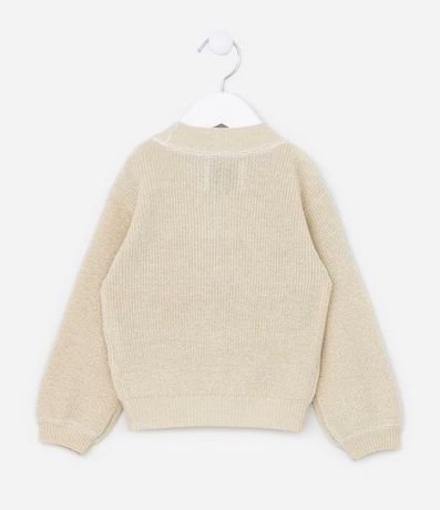 Cardigan Infantil en Punto con Moña - Talle 1 a 5 años 2