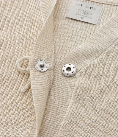 Cardigan Infantil en Punto con Moña - Talle 1 a 5 años 5