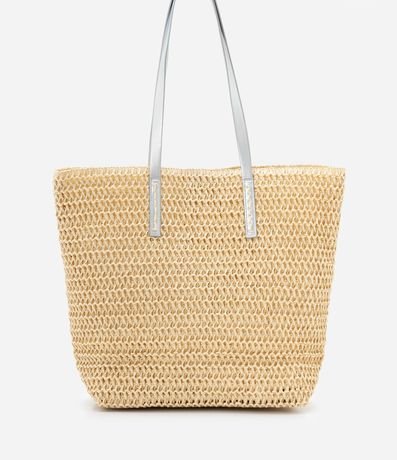 Bolso de Playa con Correa en PU y Detalle de Borla 4