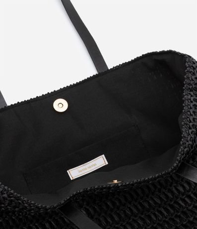 Bolso de Playa con Correa en PU y Detalle de Borla 5