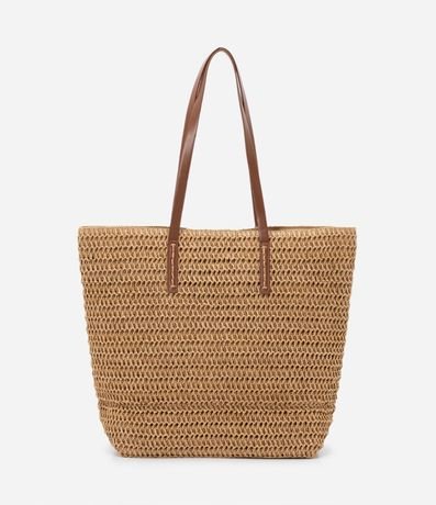 Bolso de Playa con Correa en PU y Detalle de Borla 4