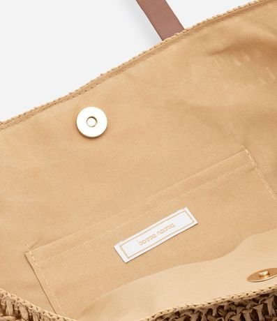 Bolso de Playa con Correa en PU y Detalle de Borla 5