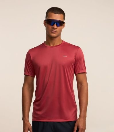 Remera Deportiva con Recortes Laterales y Manga Corta