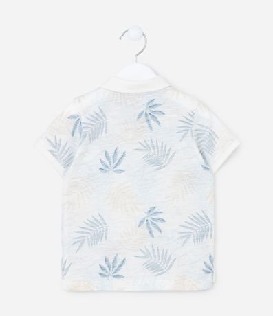 Remera Polo Infantil con Estampa de follajes - Talle 1 a 5 años 2