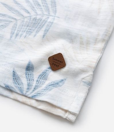 Remera Polo Infantil con Estampa de follajes - Talle 1 a 5 años 7