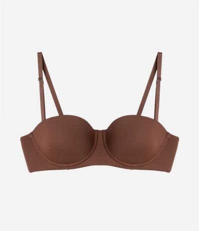 Soutien sin Bretel en Microfibra con Copa Hueca Estructurado 4