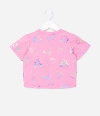 Remera Corta Infantil con Estampa Minnie - Talle 1 a 5 años 2