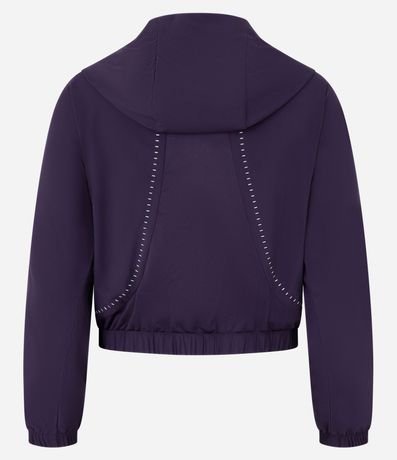 Campera Deportiva Cropped con Detalle Reflectante 9