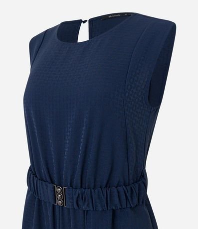 Enterito con Manga Corta y Cinturón Elástico 6