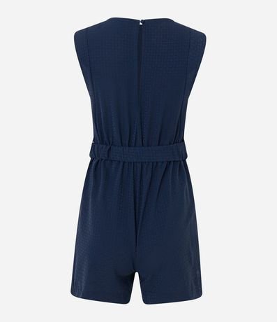 Enterito con Manga Corta y Cinturón Elástico 7