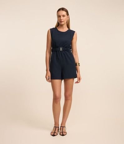 Enterito con Manga Corta y Cinturón Elástico 2