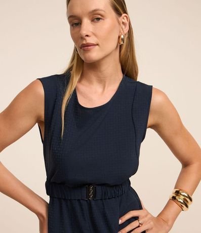 Enterito con Manga Corta y Cinturón Elástico 4