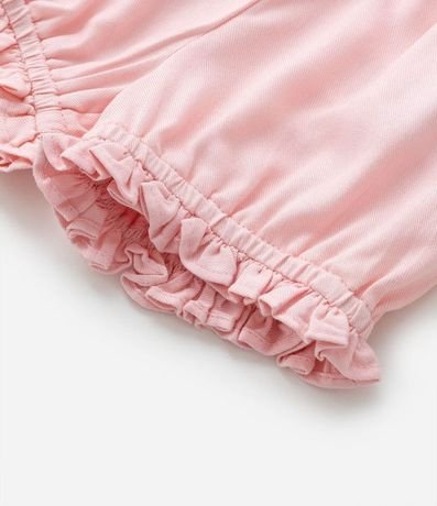 Conjunto Infantil con Volado y Bordado - Talle 0 a 18 meses 8