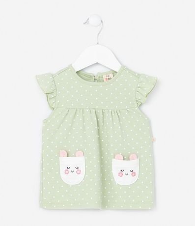 Conjunto Infantil con Bolsillos de Carita - Talle 0 a 18 meses 2