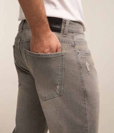 Pantalón Slim en Jeans con Deshilachados 5