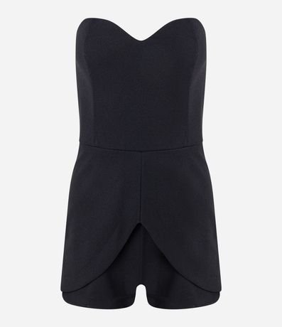 Enterito sin Breteles en Crepé con Superposición Redondeada 5