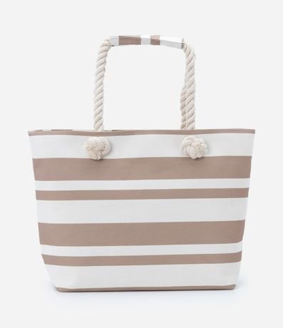 Bolso de Playa en Lona con Alça de Cuerda 4