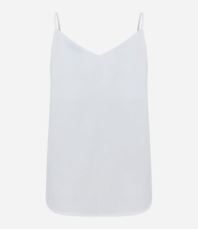 Blusa en Crepé con Breteles Finos y Escote V 2